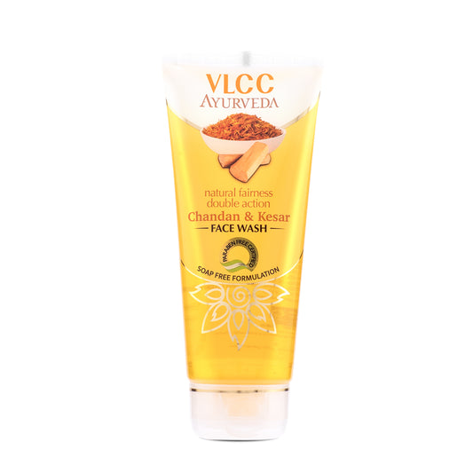 NATURAL FAIRNESS DOUBLE ACTION KESAR & CHANDAN FACE WASH 50ML