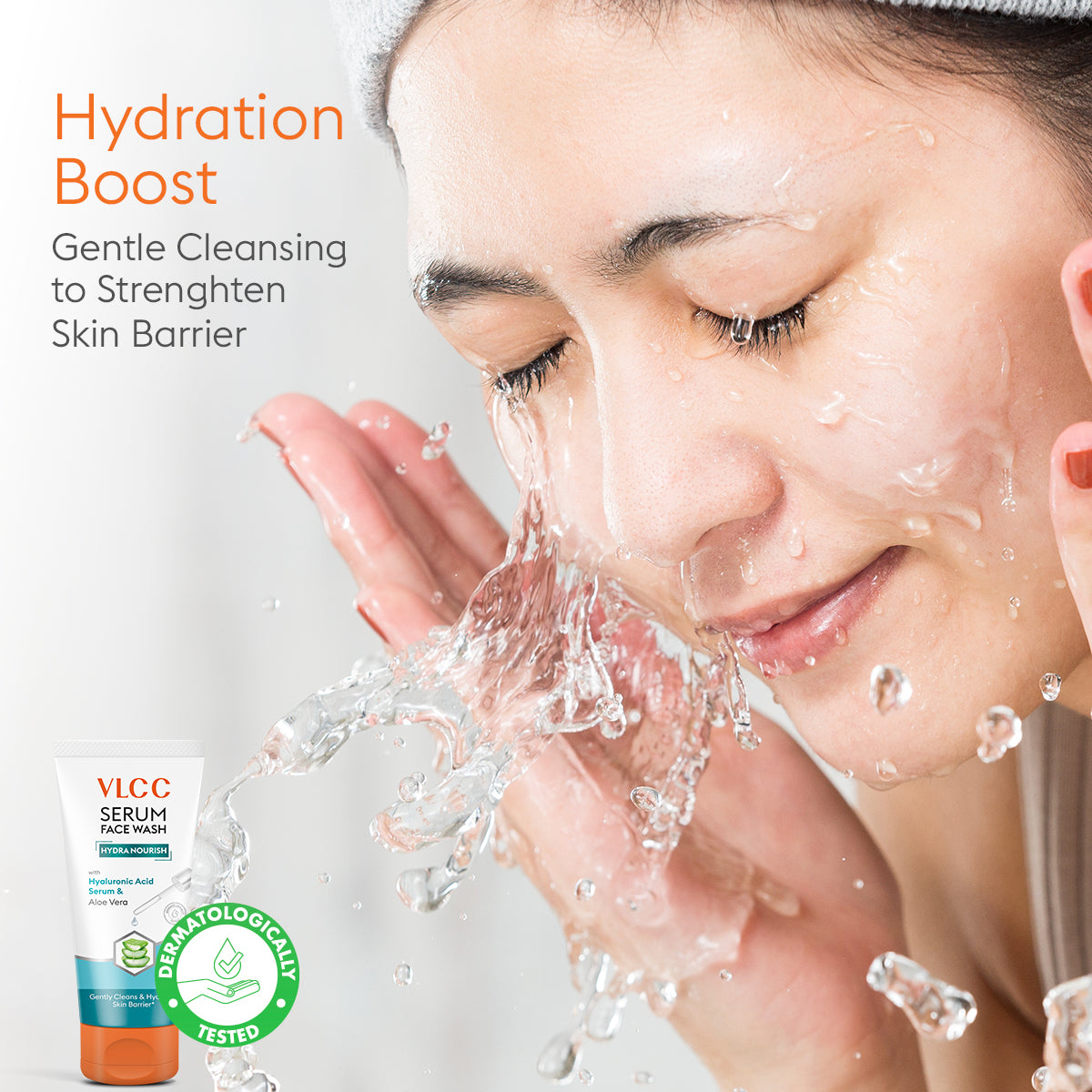 Hydra Nourish Serum Face Wash with Hyaluronic Acid Serum & Aloe Vera - 150ml