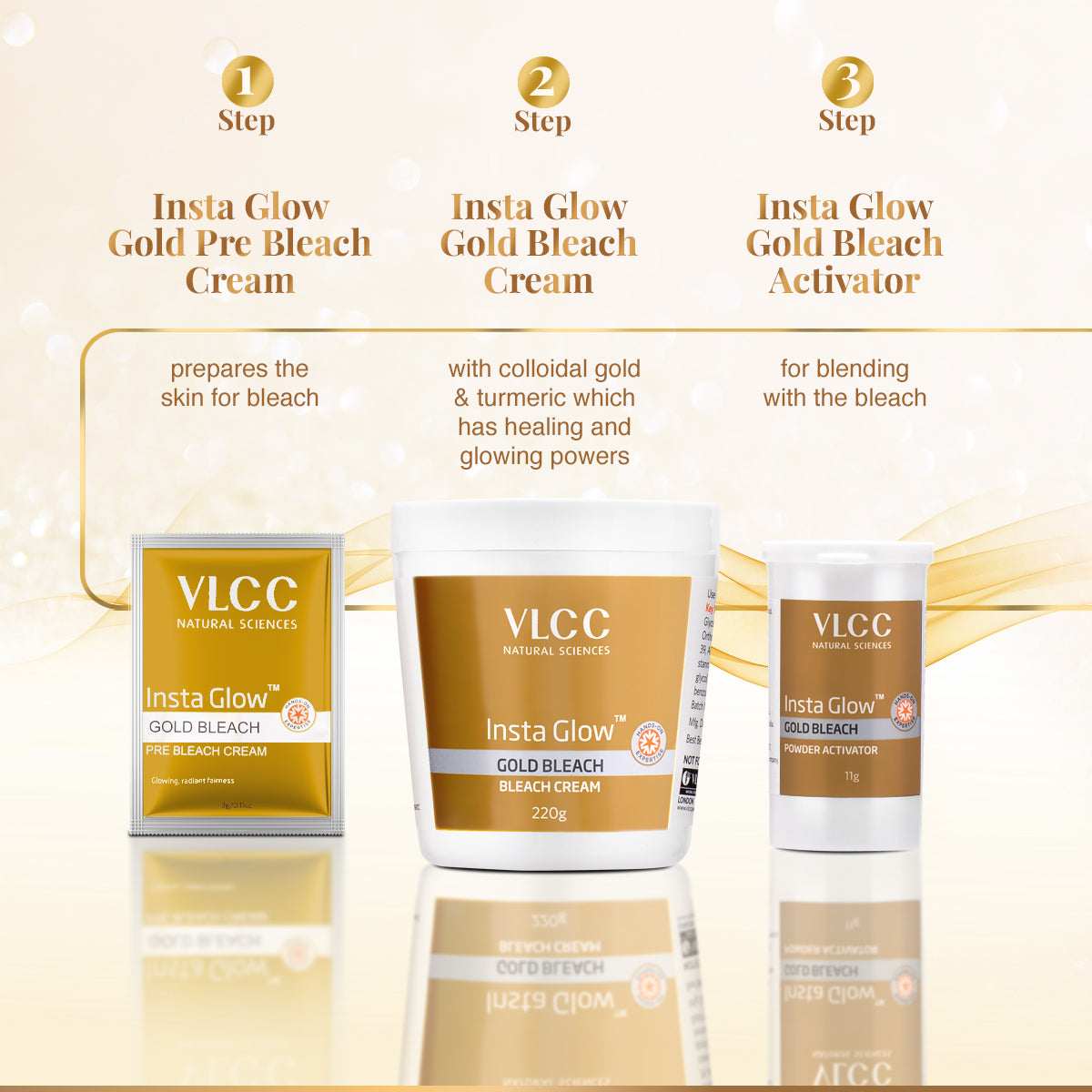 Insta Glow Gold Bleach Kit