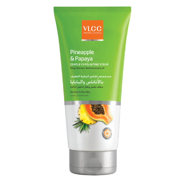 Indian Pineapple and Papaya Scrub - VLCC Pakistan