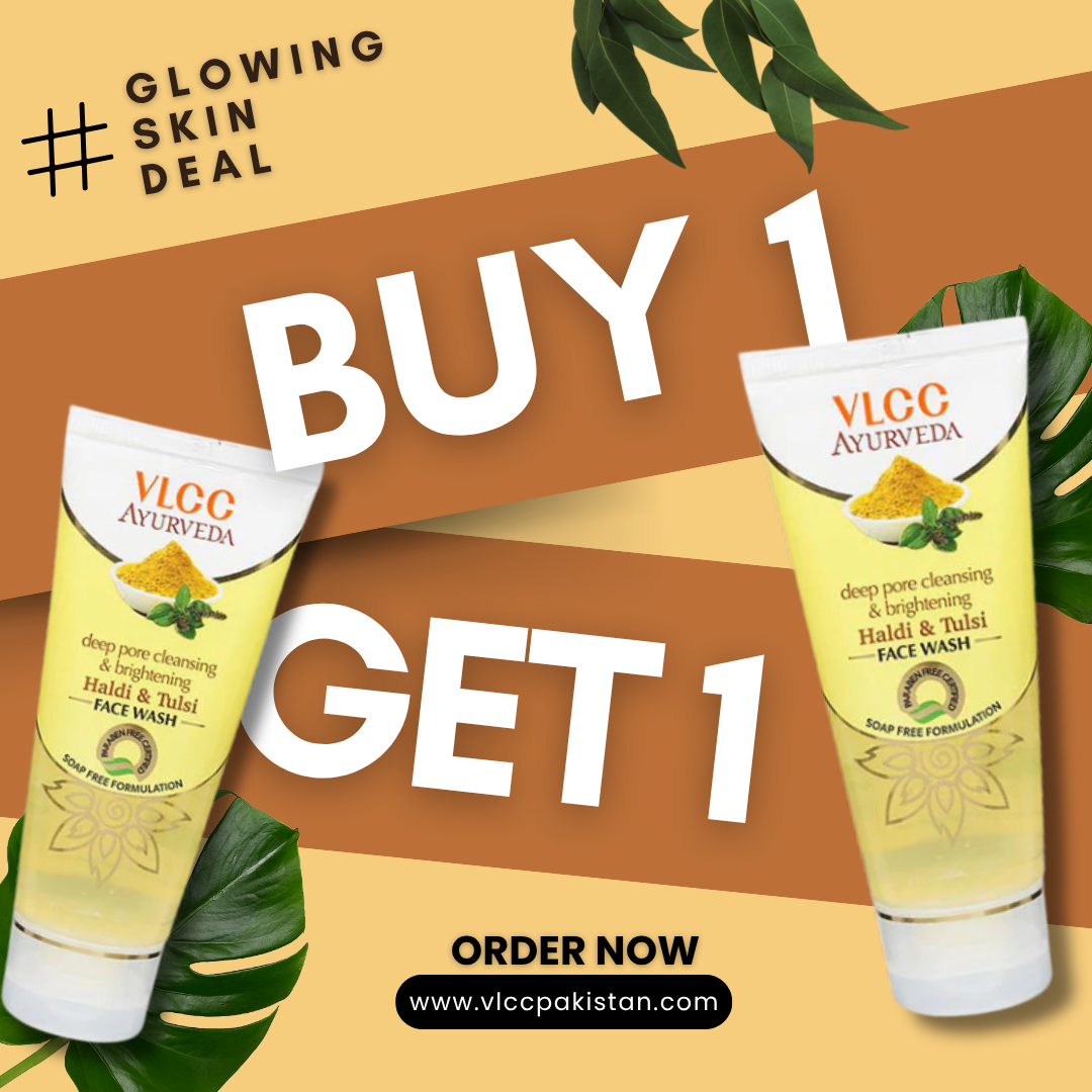 VLCC Ayurveda Haldi & Tulsi Face Wash – Buy 1 Get 1 Free