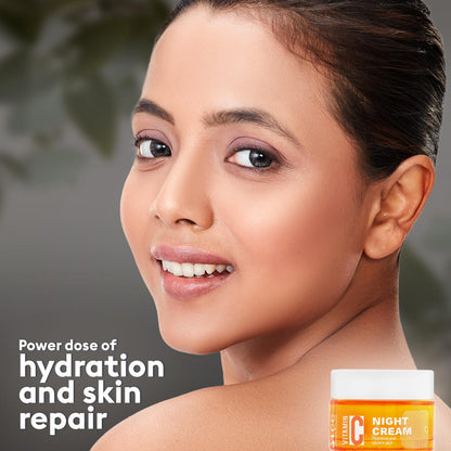 Vitamin-C Repair Night Cream | Brightening | Anti-Aging | Deep Hydration (50g)